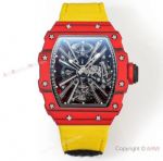 Swiss Grade 1 Copy Richard Mille RM 12-01 Tourbillon Red Quartz TPT Watches